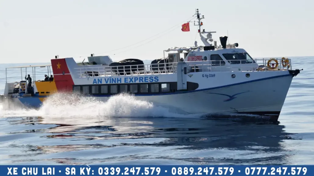 tàu cao tốc đi từ cảng sa kỳ ra lý sơn