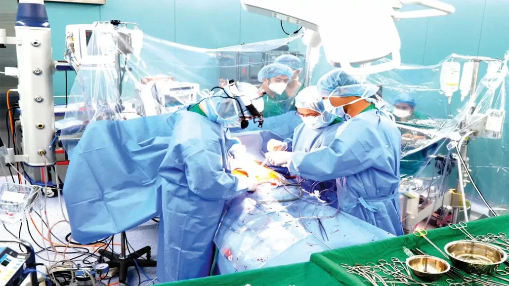 Bệnh viện Đa khoa Trung ương Quảng Nam phẫu thuật tim hở thường quy.