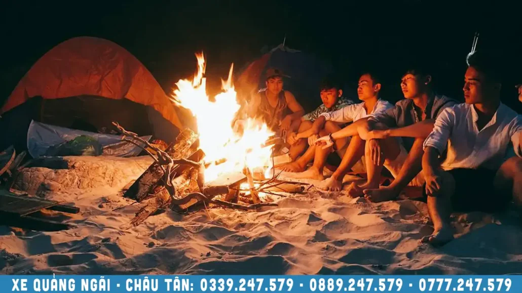 vui chơi cắm trại tại châu tân