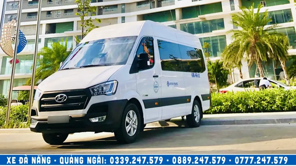 xe 16 chỗ quảng ngãi - đà nẵng