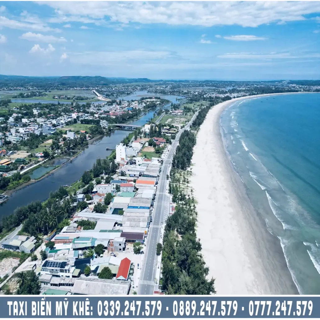 biển mỹ khê quảng ngãi nhìn từ trên cao