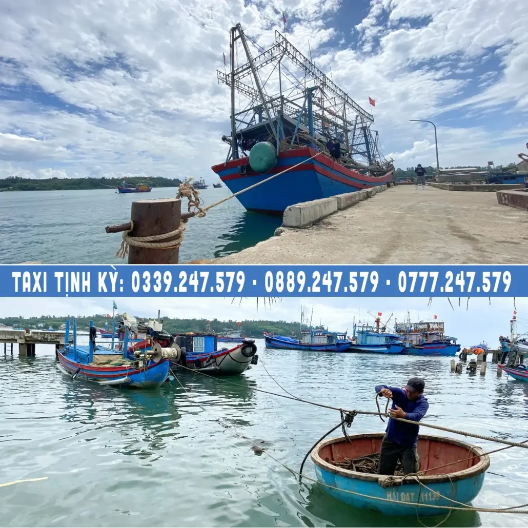 tàu neo đậu ở cảng tịnh kỳ