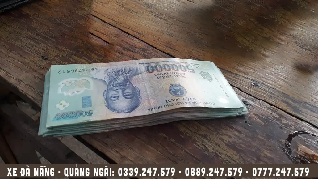 tiền xe đi đà nẵng