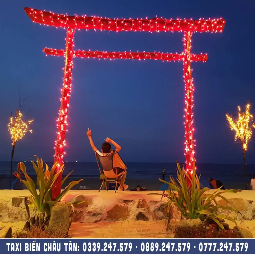 biển châu tân về đêm