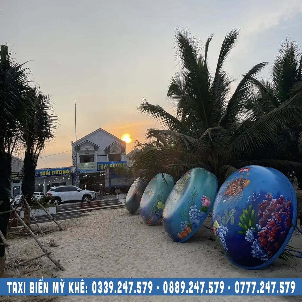 đặt xe taxi mỹ khê đón tại nhà hàng thái dương biển mỹ khê