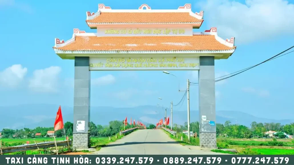 xe cảng tịnh hòa đi phổ quang đức phổ