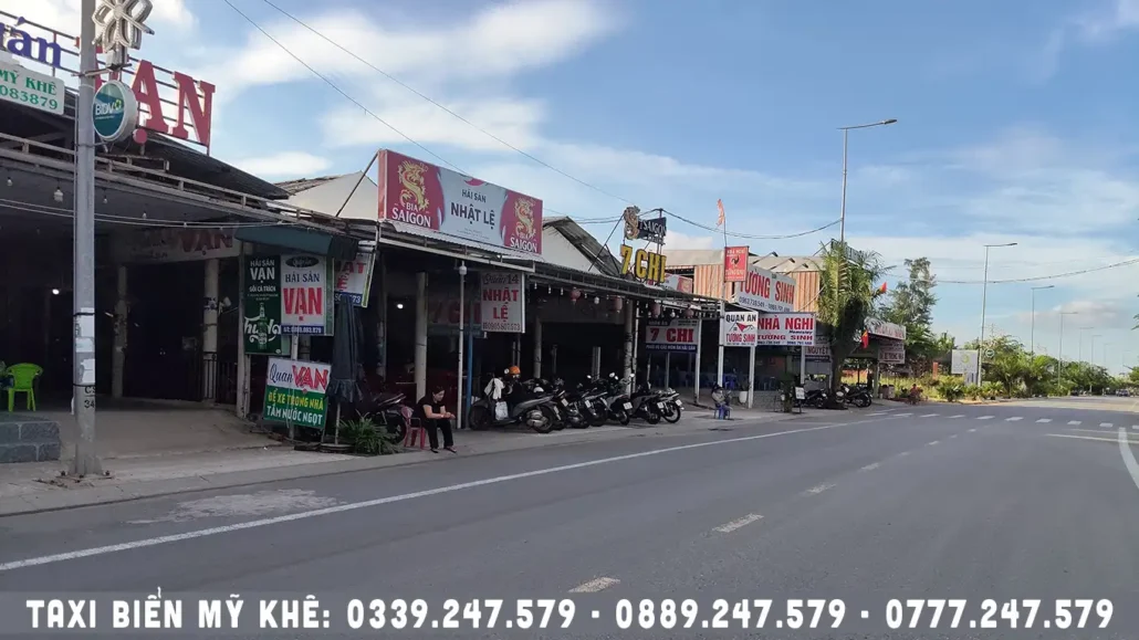 các nhà hàng dọc biển mỹ khê quảng ngãi