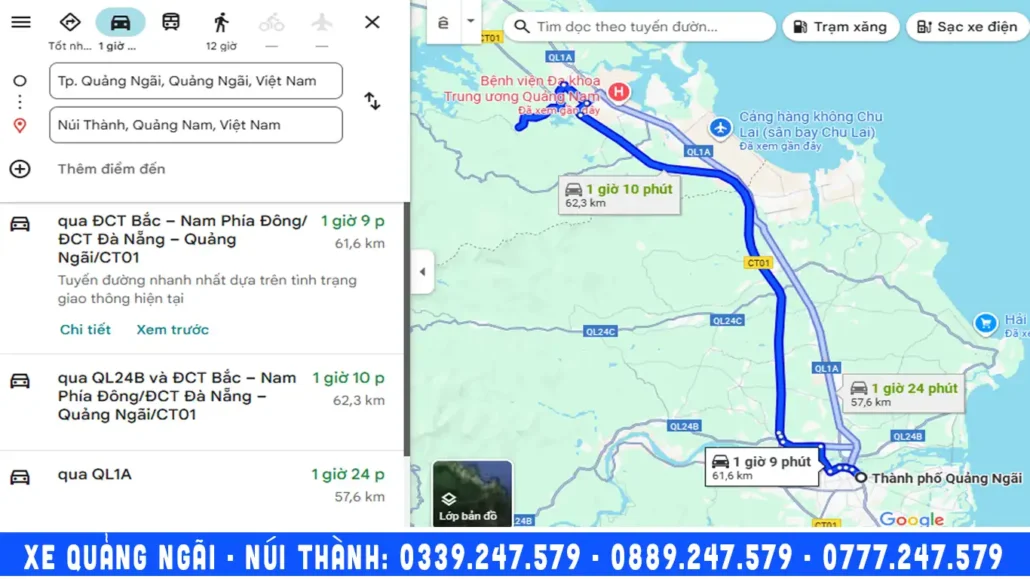 núi thành gần quảng ngãi hay không?