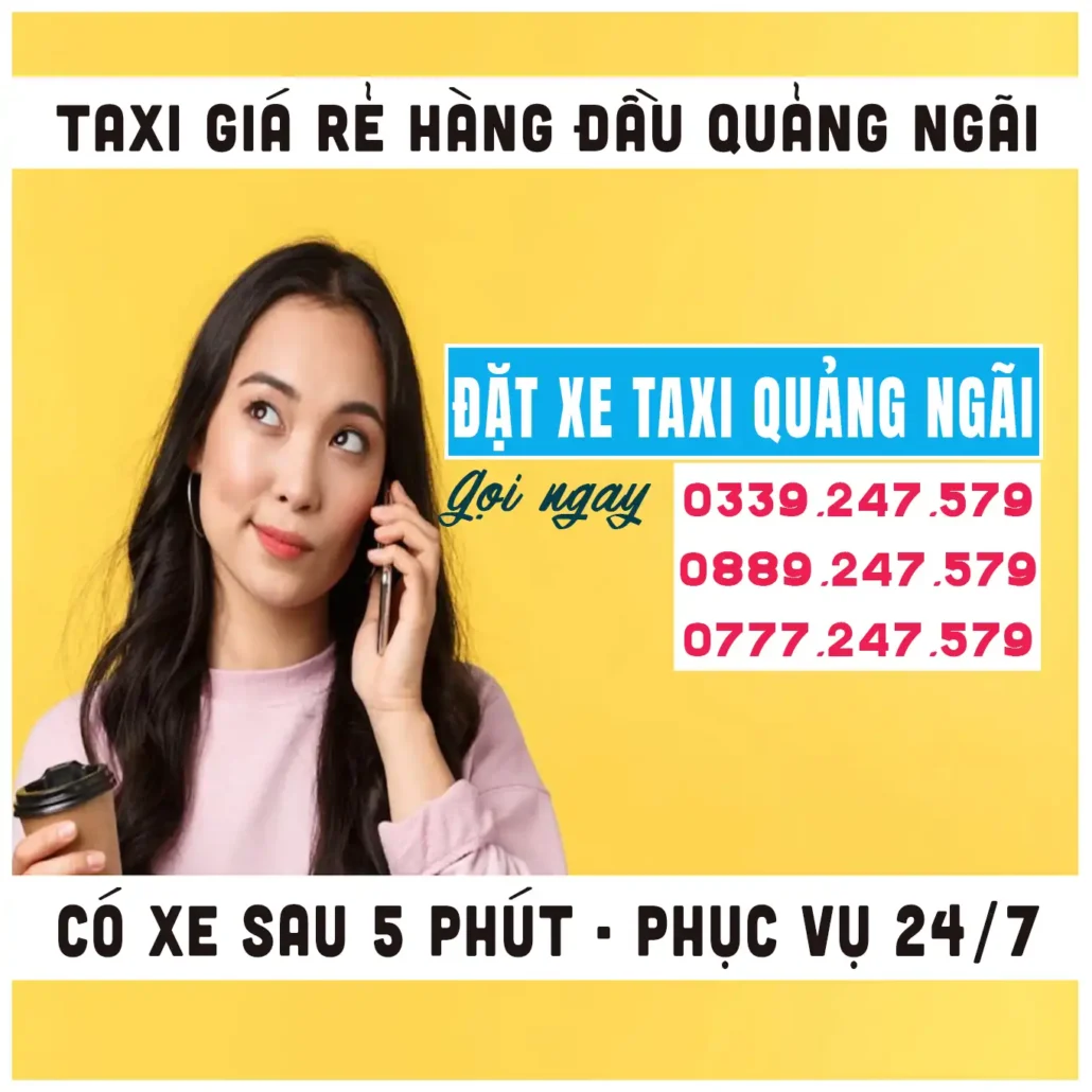 Số điện thoại Taxi Quảng Ngãi