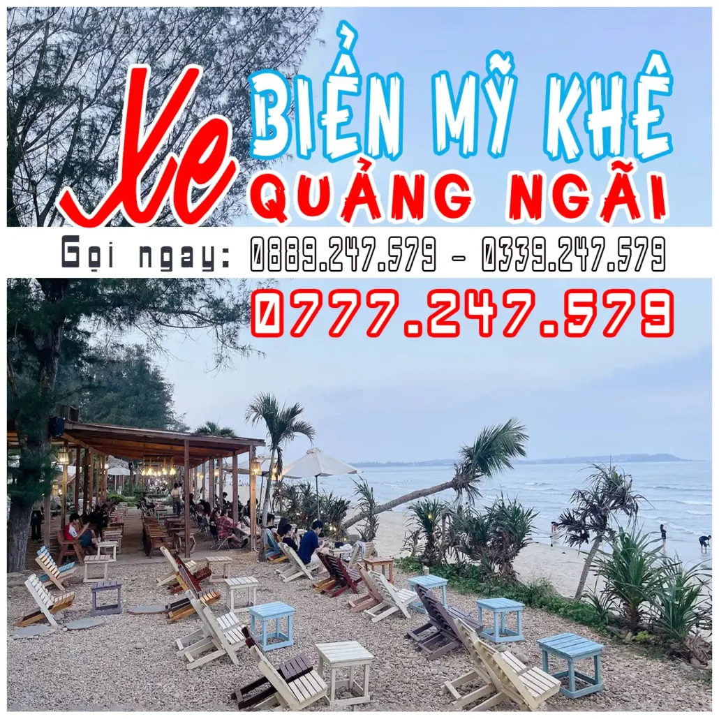 Taxi biển Mỹ Khê Quảng Ngãi gọi là có xe chỉ sau 5 phút