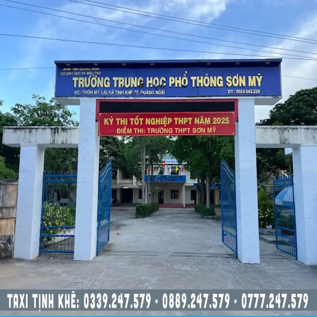 trường trung học phổ thông sơn mỹ, xe Tịnh Khê giá rẻ