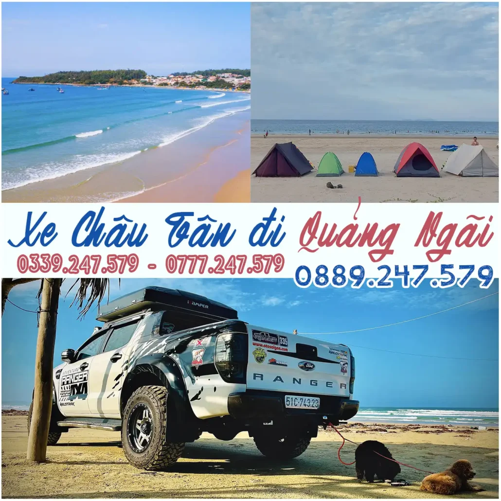 Xe Châu Tân đi Quảng Ngãi 2025 SĐT Taxi Châu Tân