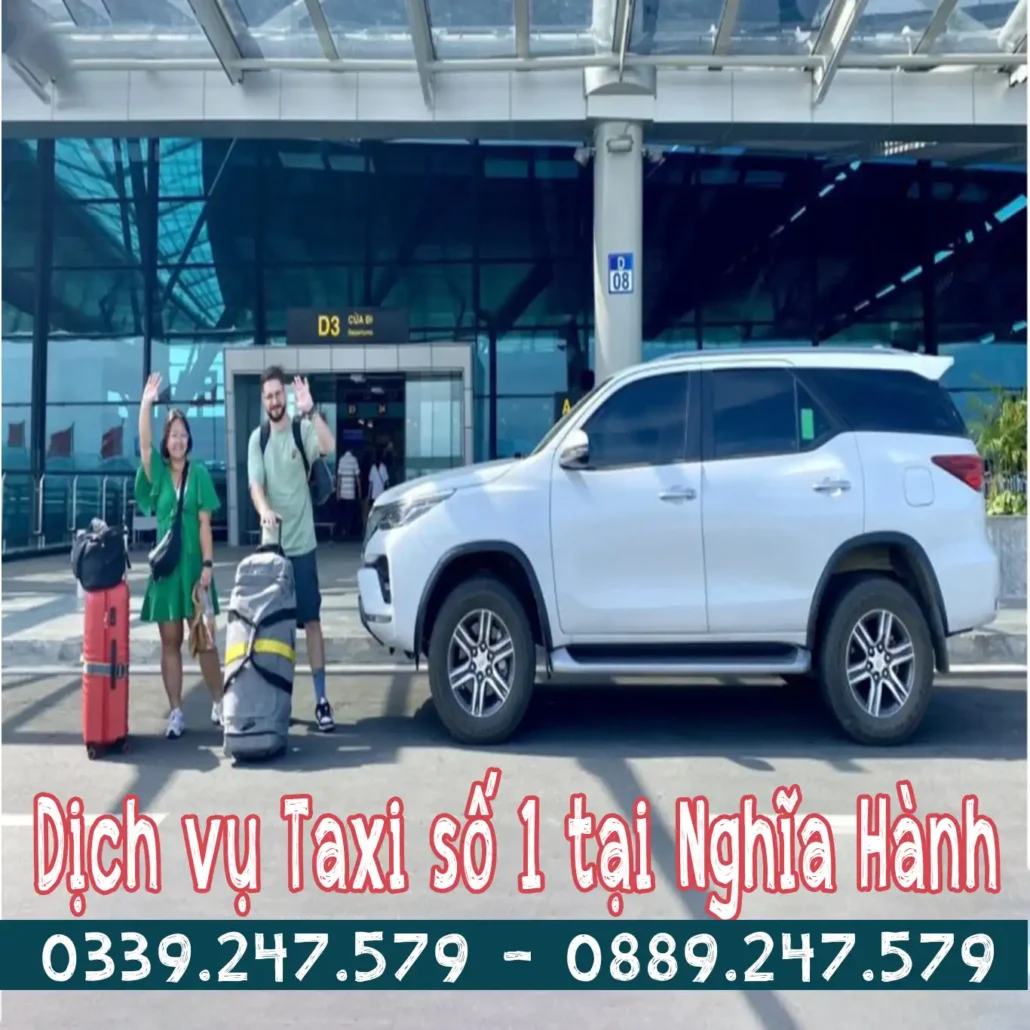 xe taxi nghĩa hành quảng ngãi phục vụ 24/7