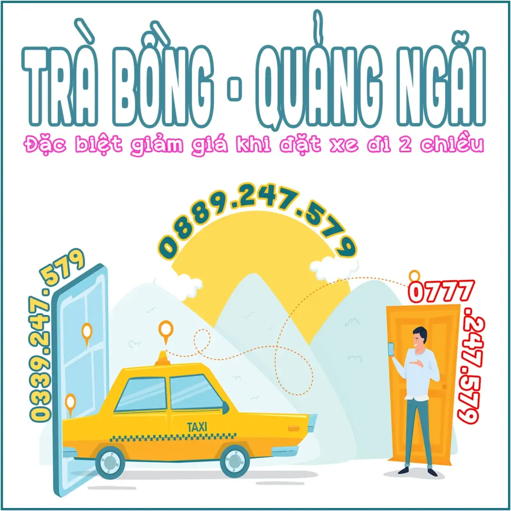 Taxi Trà Bồng Quảng Ngãi