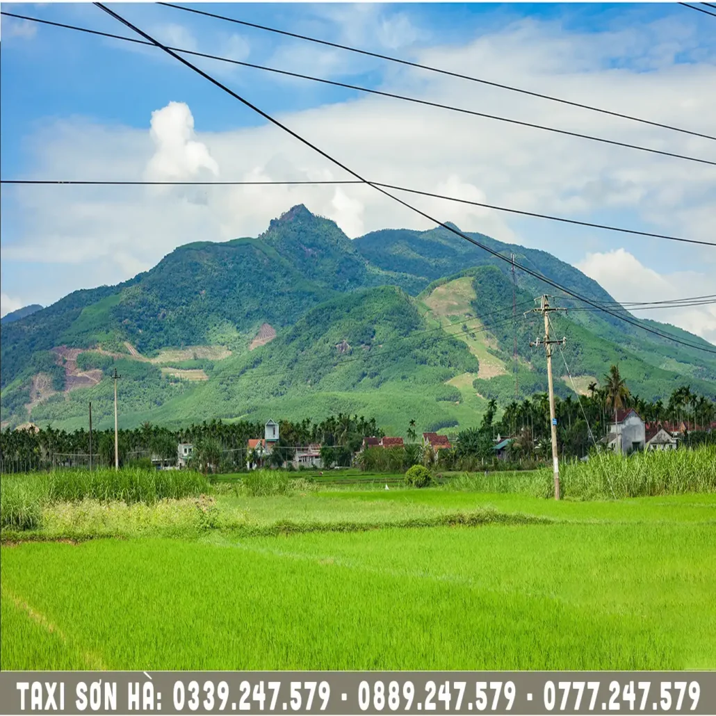 thắng cảnh thạch bích tà dương huyện sơn hà quảng ngãi sau sáp nhập