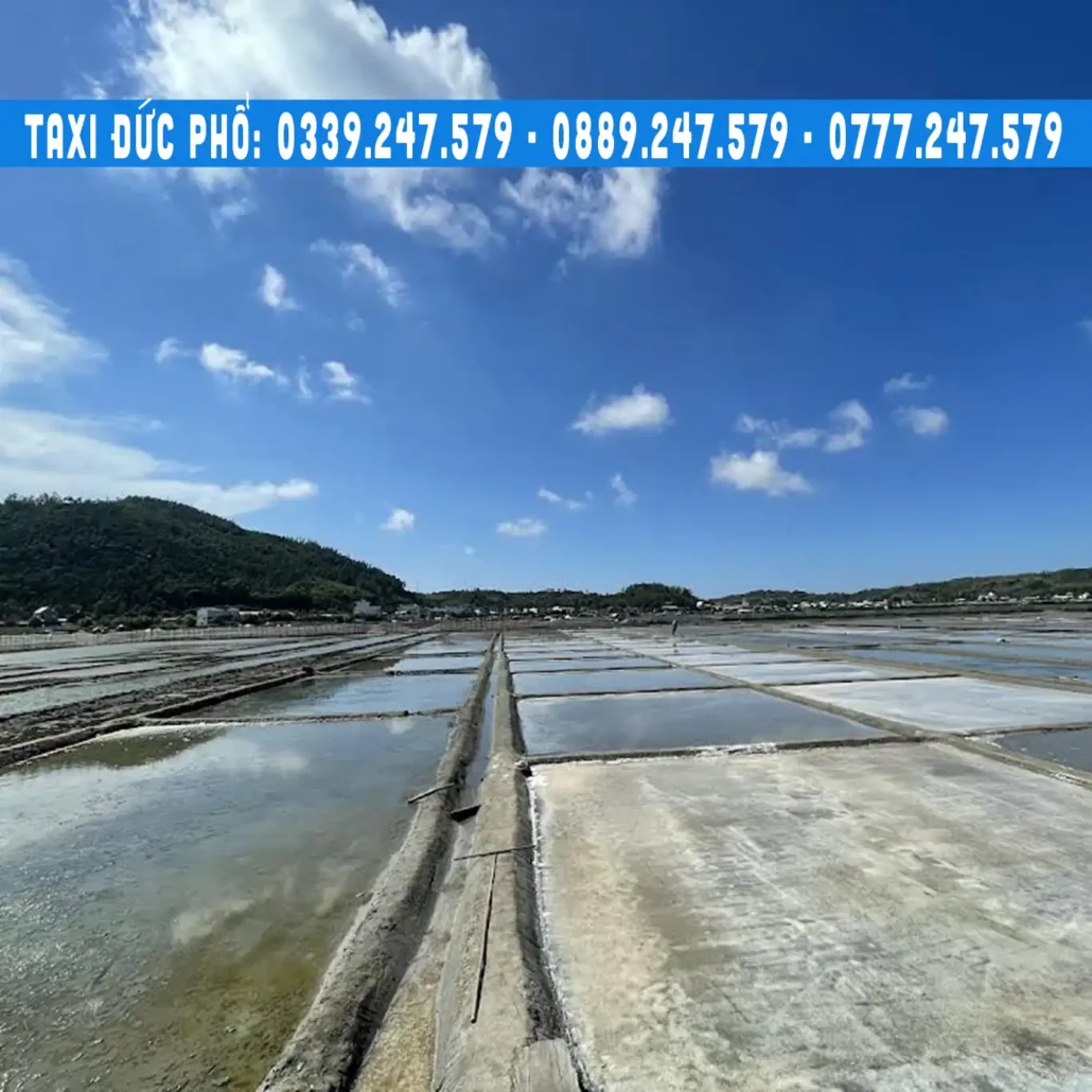 cánh đồng muối sa huỳnh, taxi đức phổ