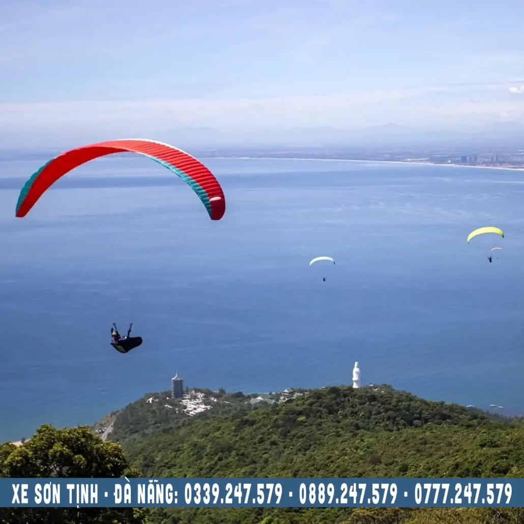 khám phá đà nẵng bằng dù lượn