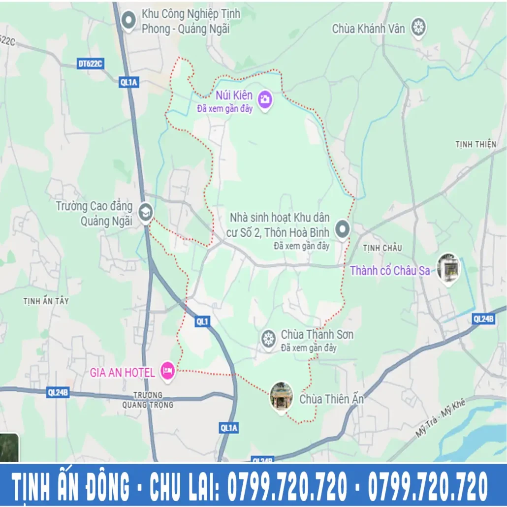 bản đồ hành chính tịnh ấn đông đi chu lai