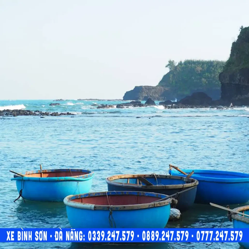 xe ghép bình sơn quảng ngãi, biển ba làng an