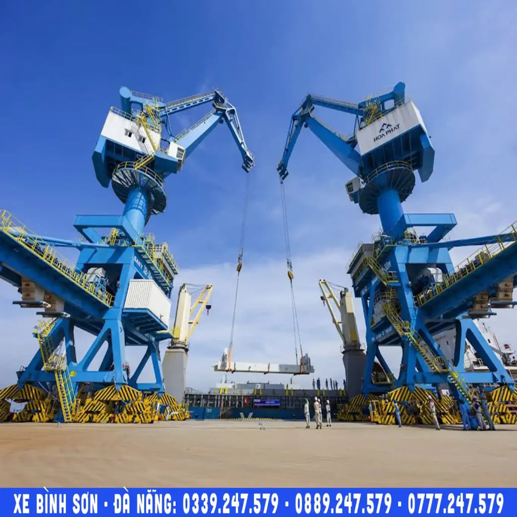 xe ghép nhà máy đóng tàu dung quất bình sơn đi đà nẵng