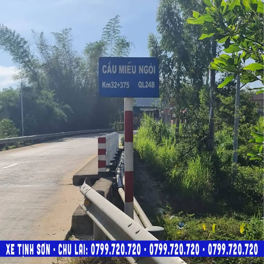 cầu miếu ngói tịnh sơn, xe ghép quảng ngãi chu lai