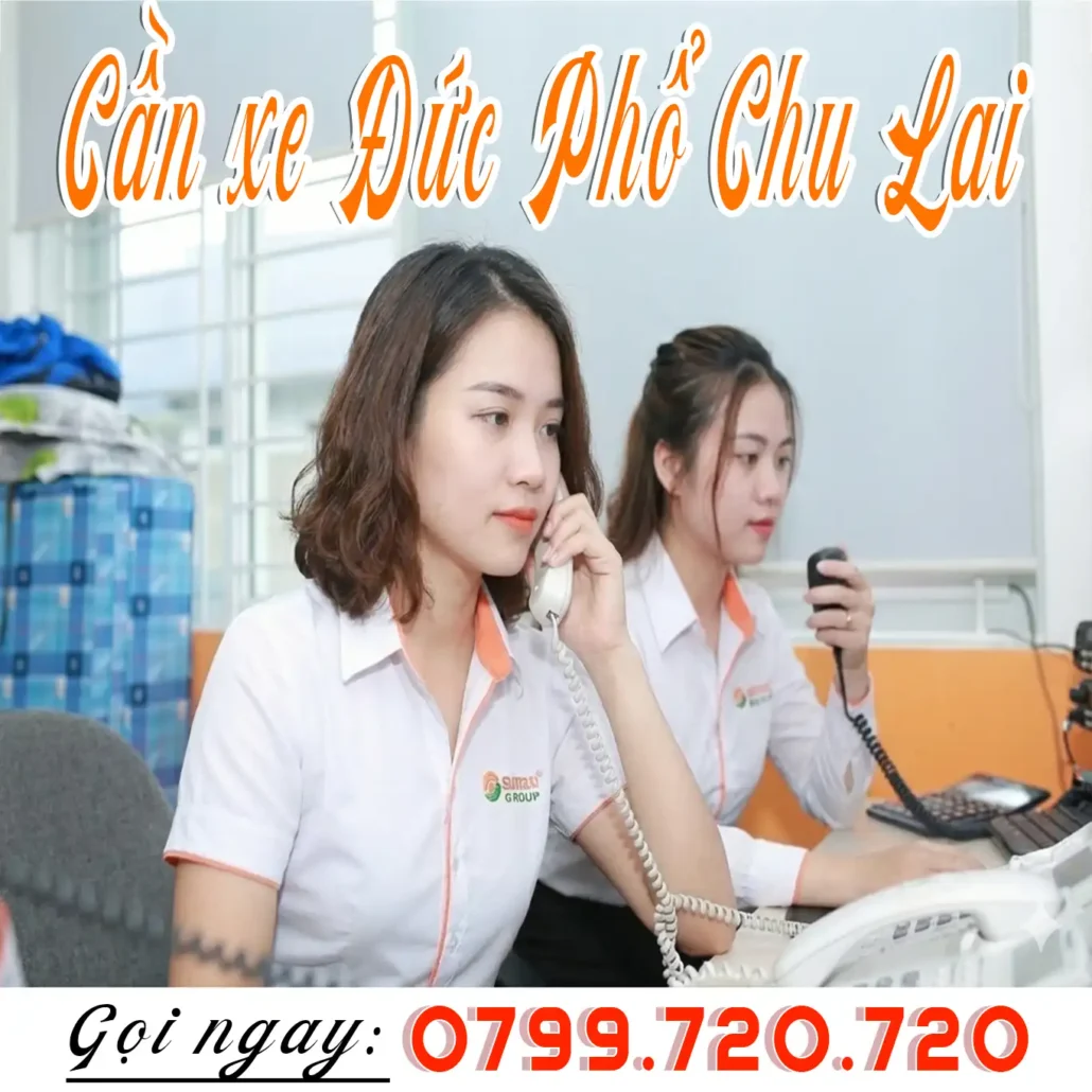 tổng đài đặt xe đức phổ đi chu lai