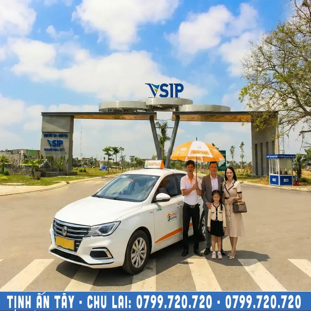 đặt xe ghép tịnh ấn đi chu lai chỉ từ 1xx với Taxi Sơn Tịnh