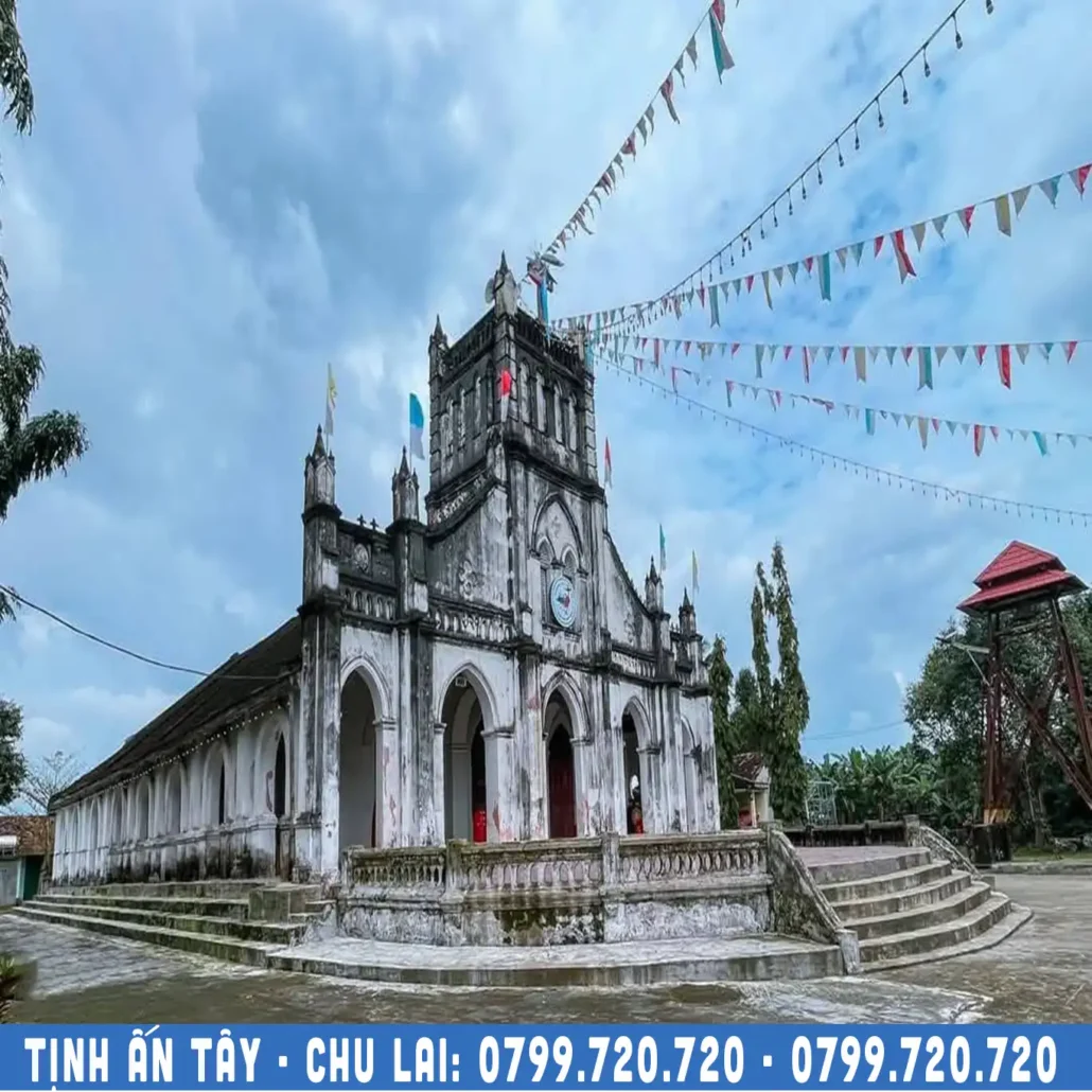 nhà thờ đức mẹ mân côi giáo xứ phú hòa tịnh ấn tây sơn tịnh quảng ngãi đi chu lai