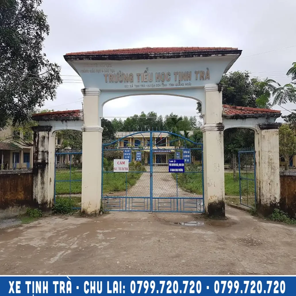 trường tiểu học tịnh trà sơn tịnh, xe Quảng Ngãi Chu Lai