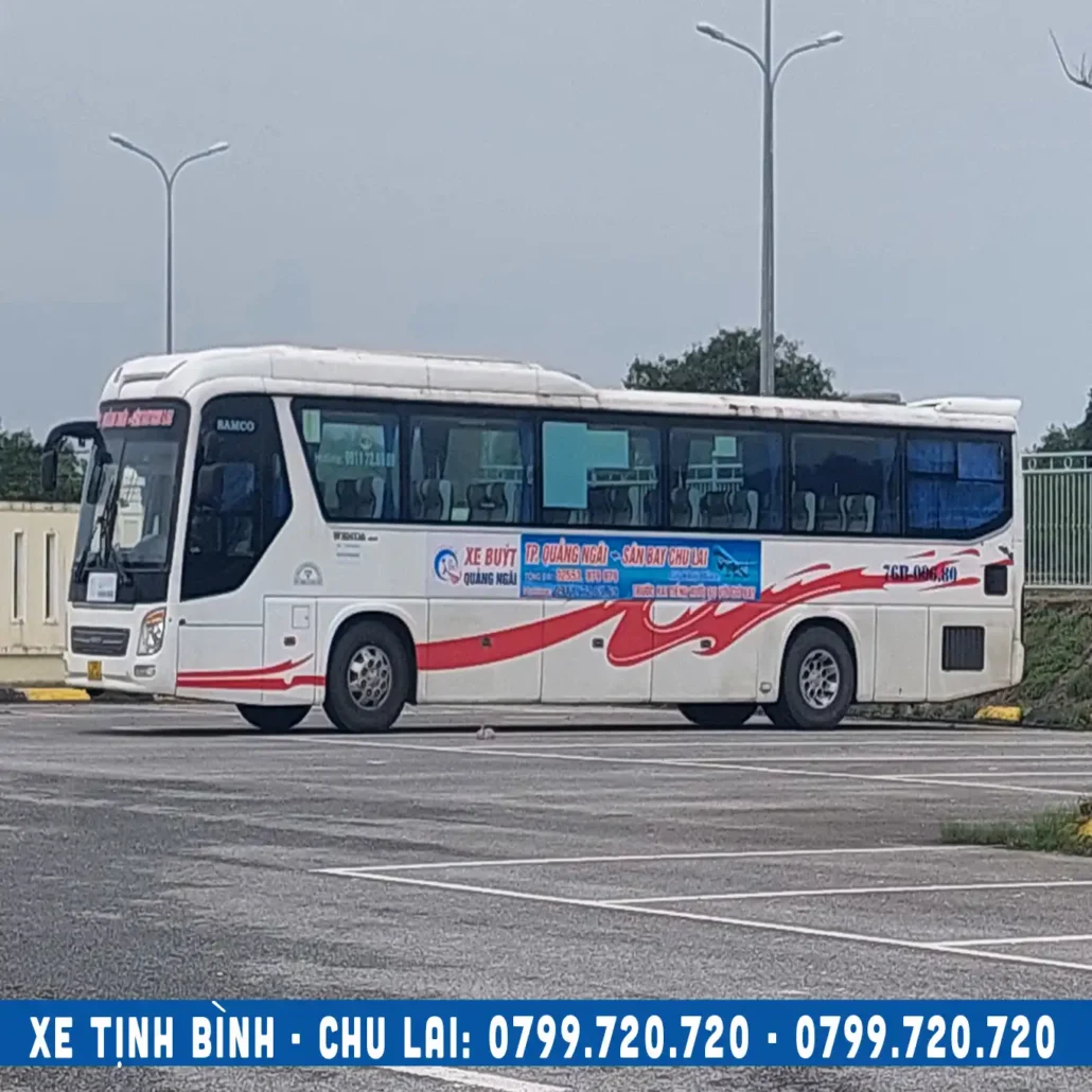 xe buýt hay xe ghép Tịnh Bình Chu Lai là tốt hơn