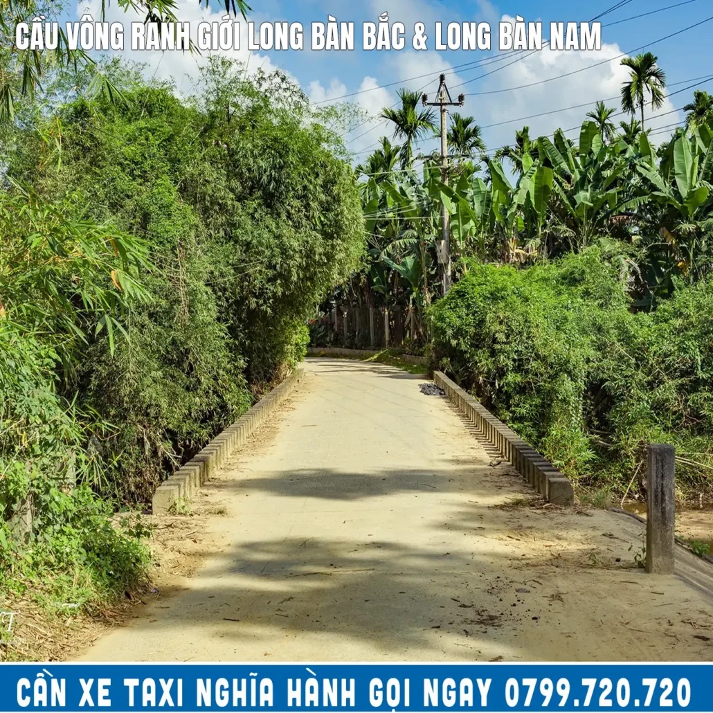 cầu vông ranh giới giữa 2 thôn long bàn bắc và long bàn nam thuộc xã hành minh nghĩa hành cũ