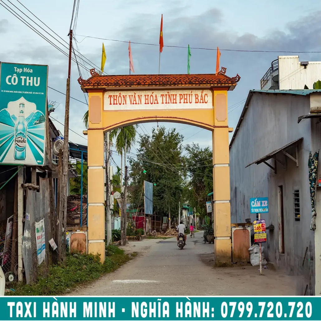 cổng chào thôn văn hóa tình phú bắc hành minh nghĩa hành