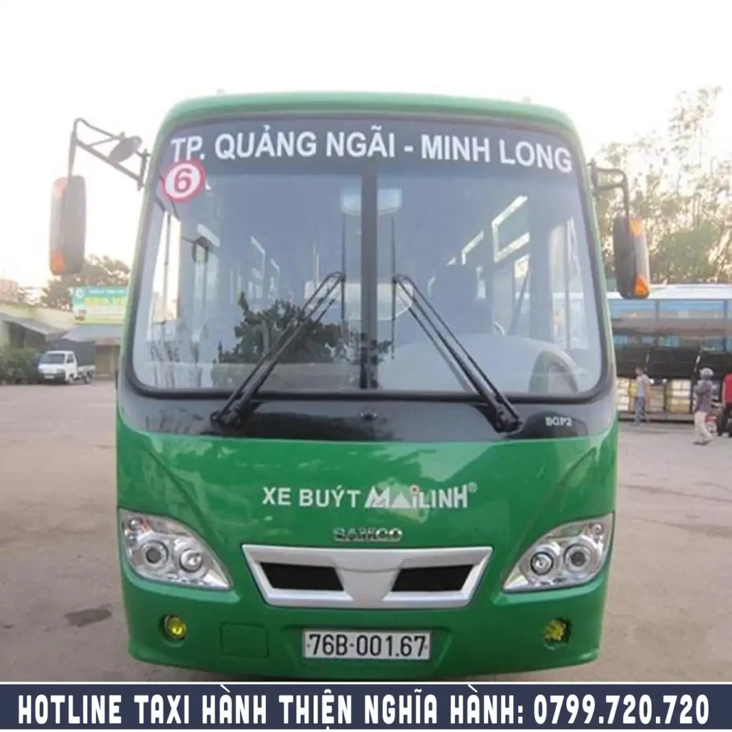 xe buýt quảng ngãi đi nghĩa hành