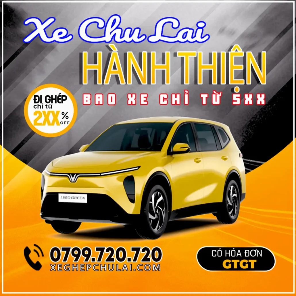 Xe Hành Thiện đi Chu Lai bao xe chỉ từ 5xx