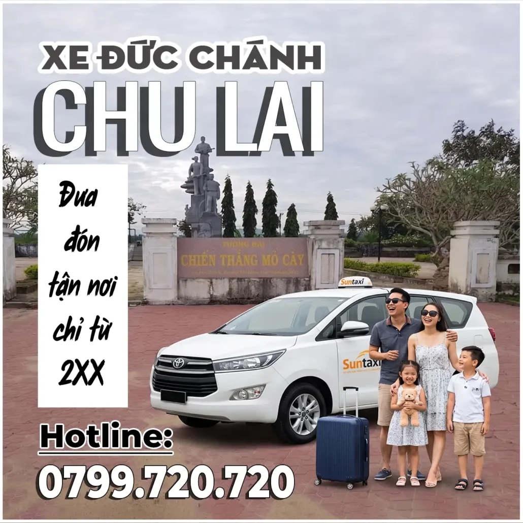 Xe Đức Chánh đi Chu Lai chỉ từ 2xx với xe Mộ Đức Chu Lai
