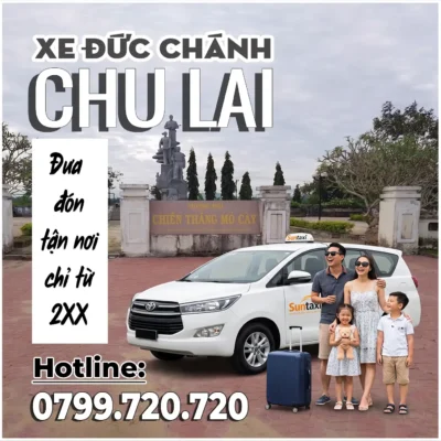 Xe Đức Chánh đi Chu Lai chỉ từ 2xx với xe Mộ Đức Chu Lai
