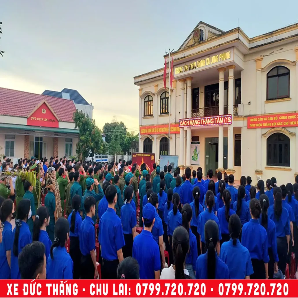 Trung tâm hành chính xã long phụng mới, xưa là xã đức thắng mộ đức