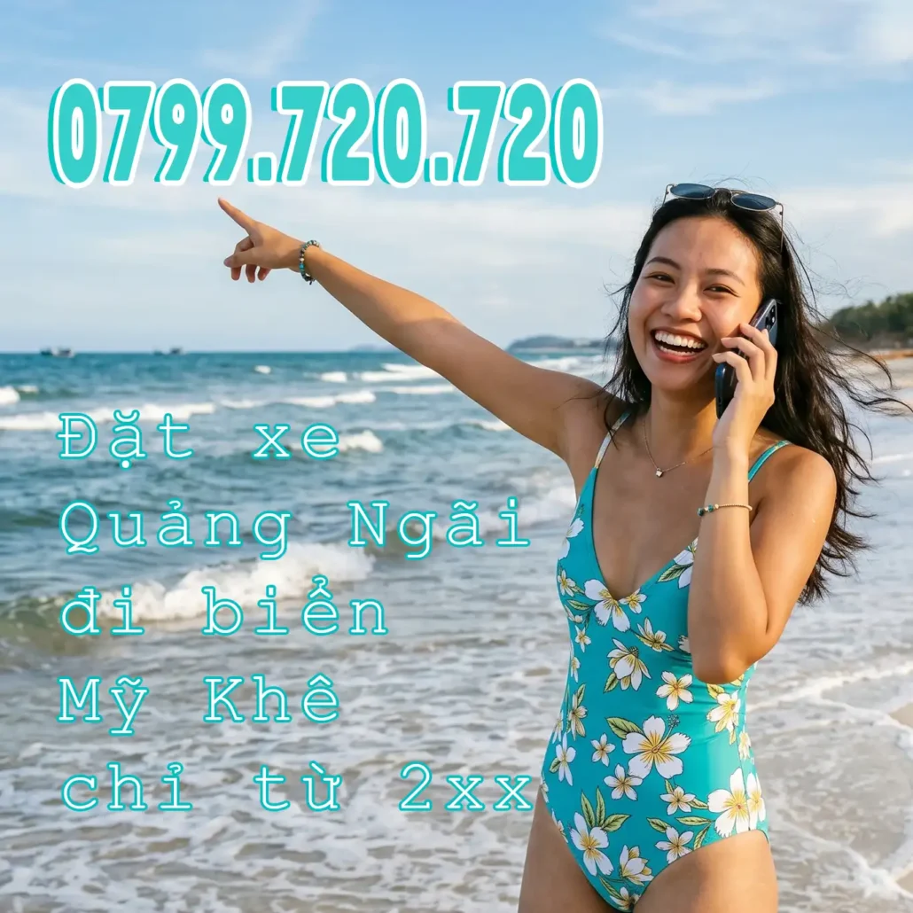 đặt xe quảng ngãi đi biển mỹ khê ở xã tịnh khê quảng ngãi