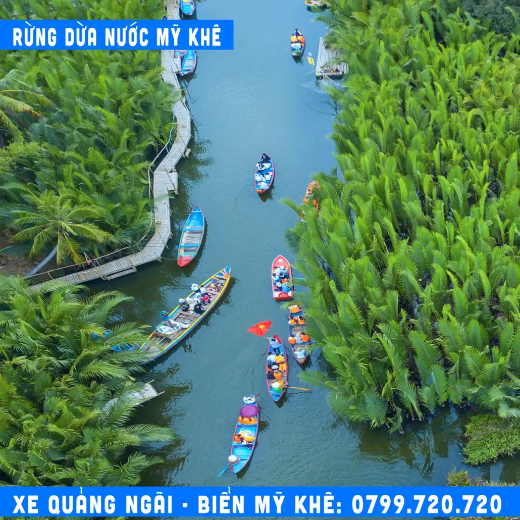 rừng dừa nước mỹ khê quảng ngãi
