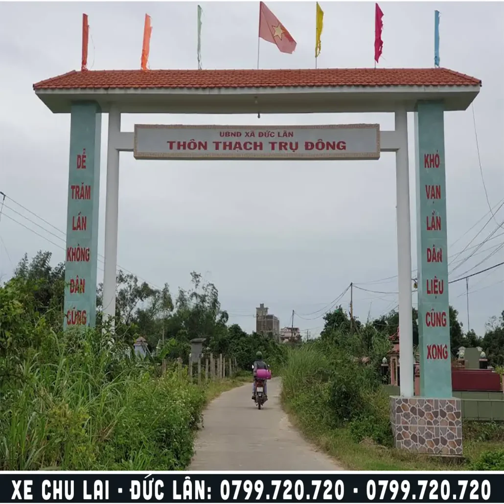 xe ghép chu lai mộ đức đi thôn thạch trụ đông
