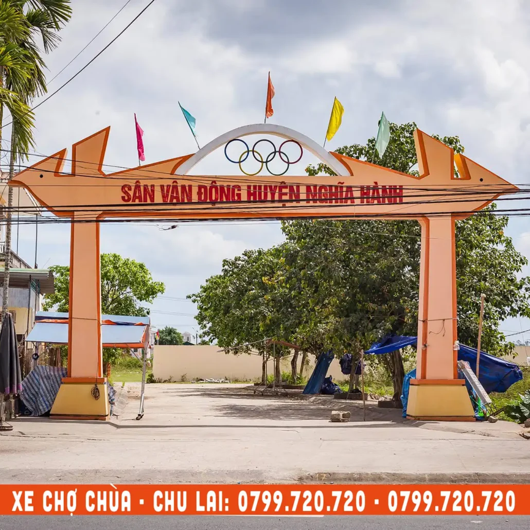 sân vận động nghĩa hành quảng ngãi đi chu lai