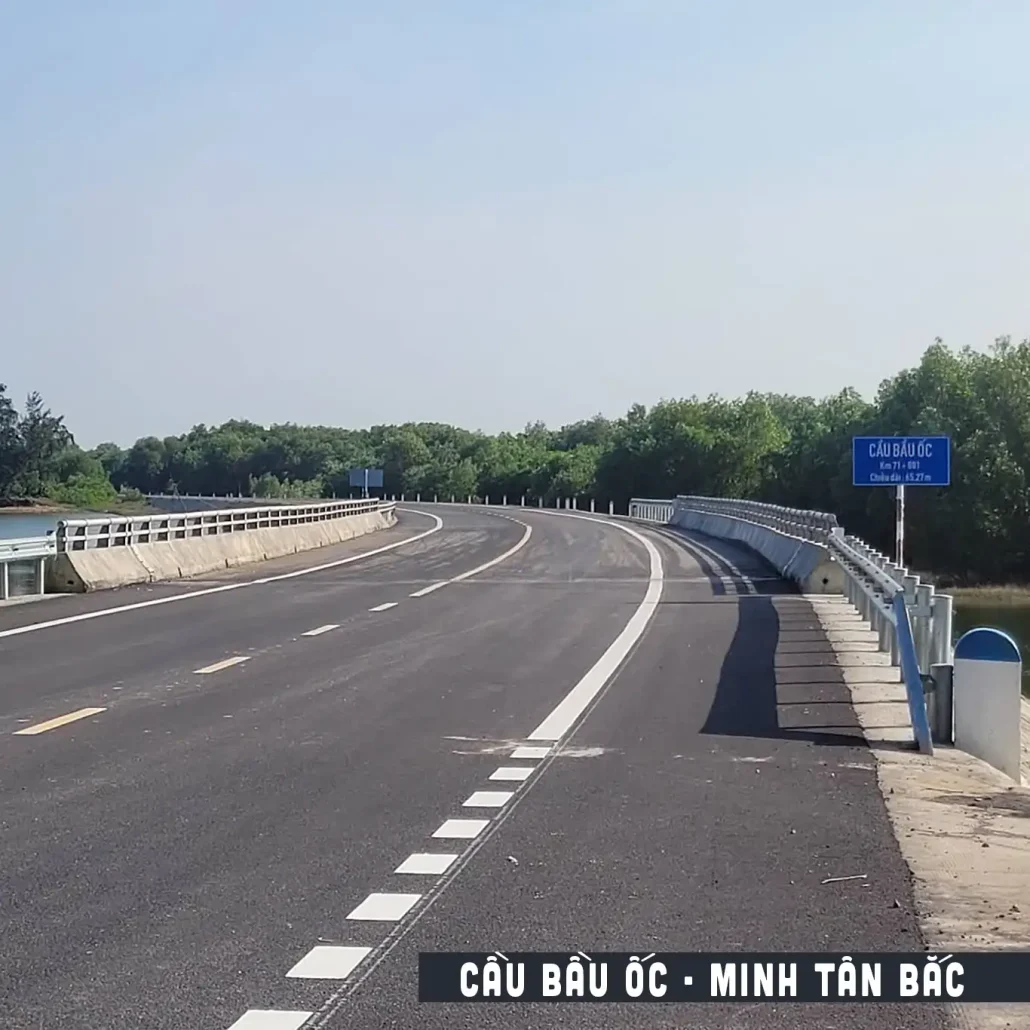 cầu bấu ốc ở minh tân bắc đức minh đi sân bay chu lai