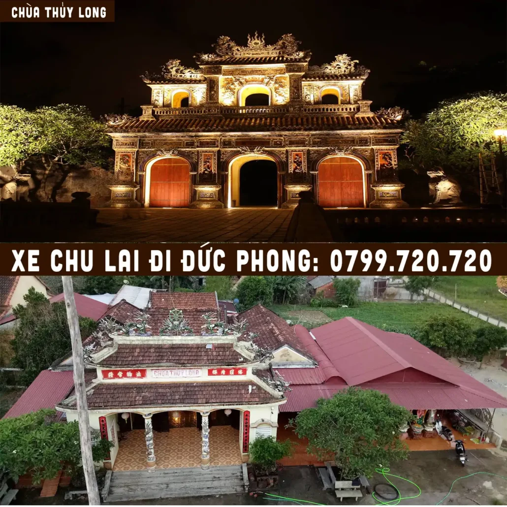 chùa Thủy Long Đức Phong Quảng Ngãi đi sân bay Chu Lai