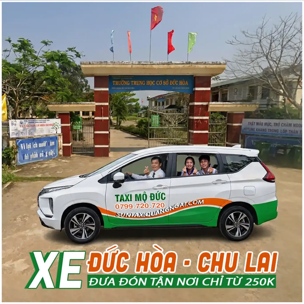 Xe Đức Hòa Đi Chu Lai bao xe chỉ từ 5xx
