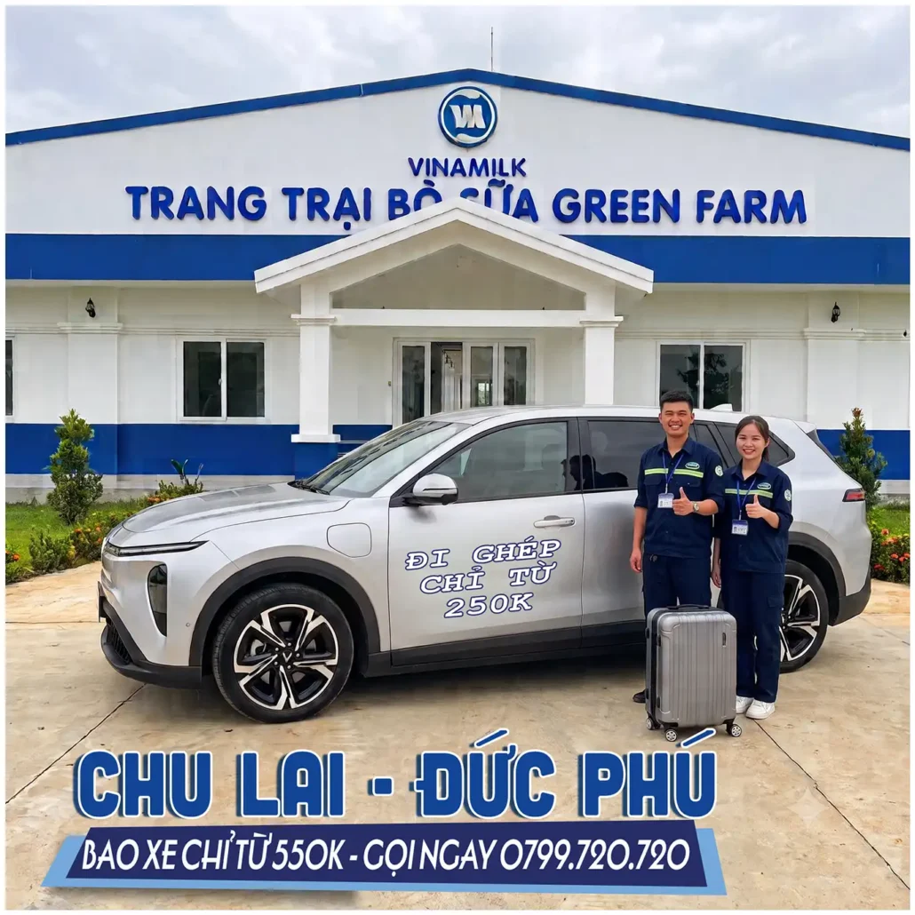Xe Đức Phú đi Chu Lai – Đặt nhanh qua số 0799.720.720
