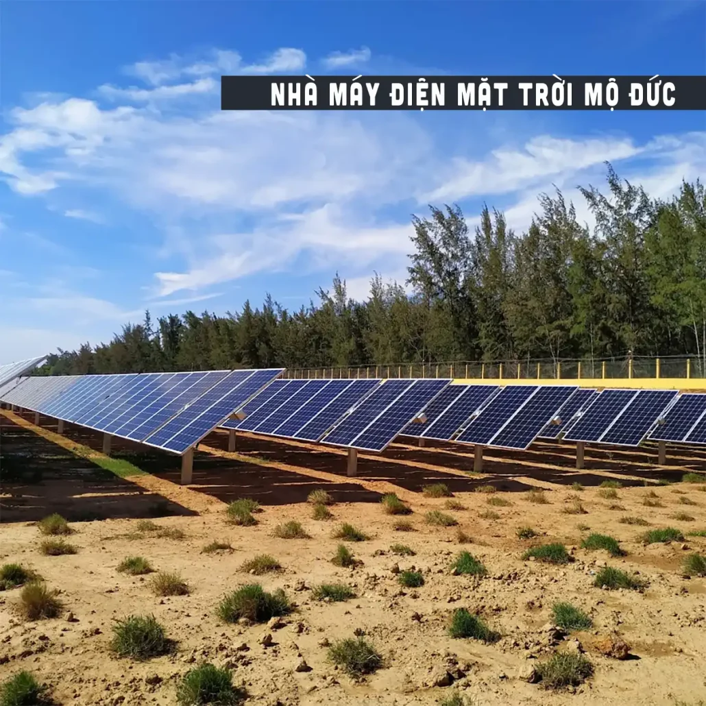 nhà máy điện mặt trời điện mặt trời đức minh mộ đức đi chu lai