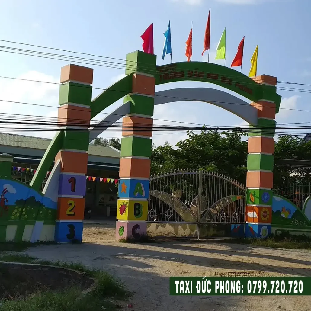 trường mầm non Đức Phong Mộ Đức đi Chu Lai