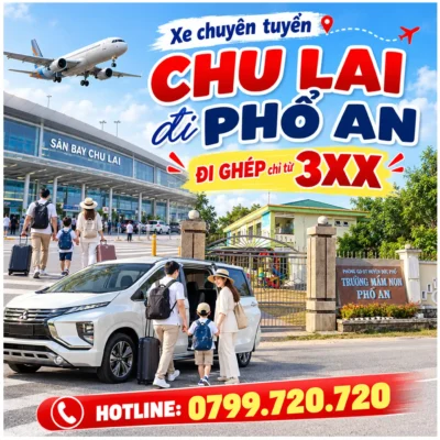 Đặt Xe Phổ An đi Chu Lai đón tận nơi với SunTaxi Quảng Ngãi