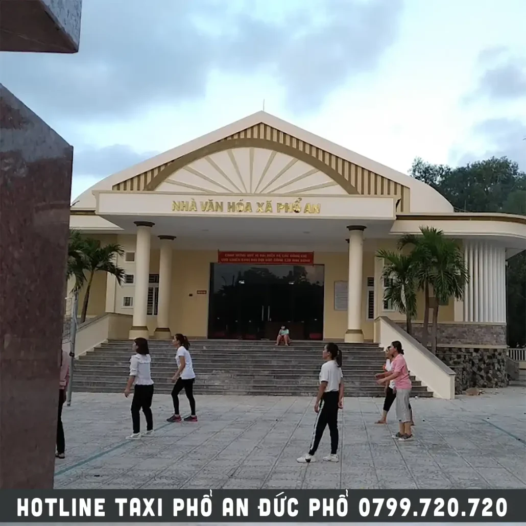 xe ghép phổ an đi chu lai đón tại nhà văn hóa xã phổ an