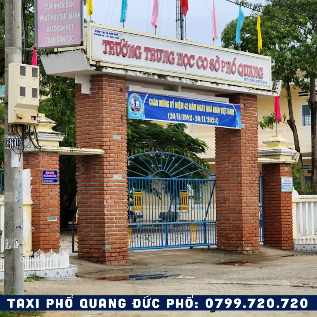trường trung học cơ sở phổ quang đức phổ đi chu lai